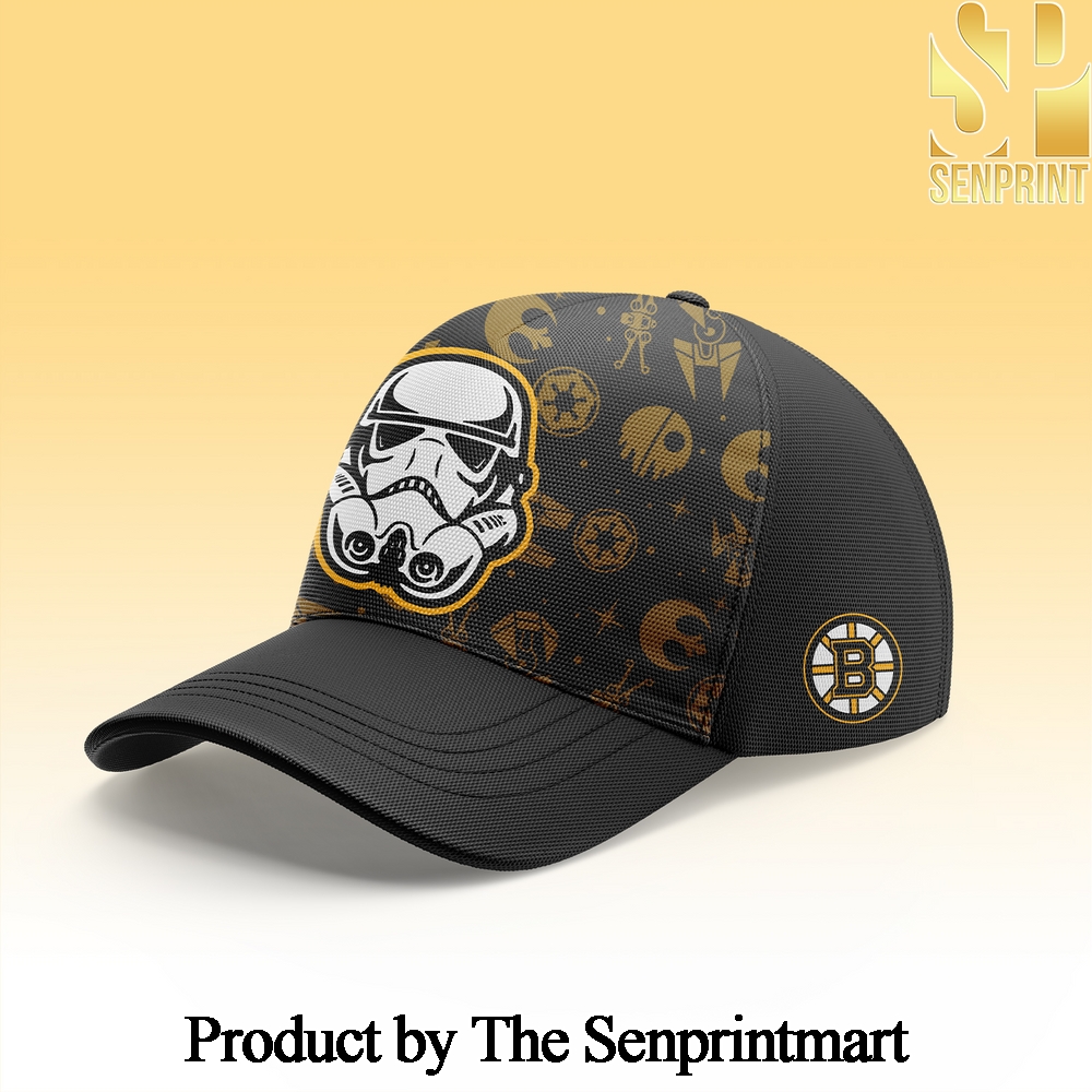 Boston Bruins x Star Wars Night For Fans Full Printing Cap SEN2912