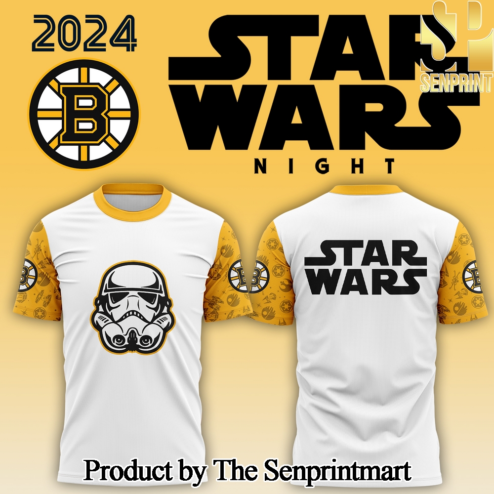 Boston Bruins x Star Wars Night For Fans Full Printing Shirt SEN2904