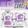 Calgary Flames Hockey Fight Cancer 2024 For Fans Full Printing Hoodie SEN2919