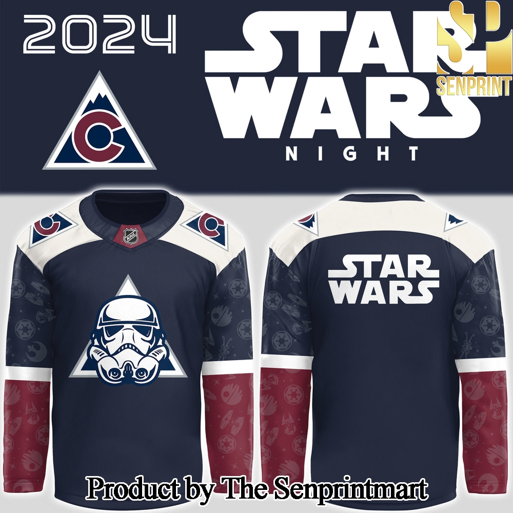 Colorado Avalanche x Star Wars Night For Fans All Over Printed Jersey SEN2928