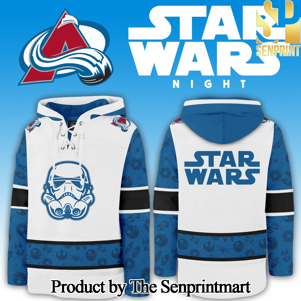 Colorado Avalanche x Star Wars Night Lace Up Hoodie SEN2940