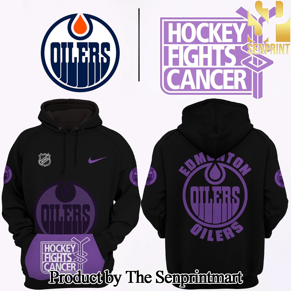 Edmonton Oilers 2024 Hockey Fights Cancer Unisex Full Printing Hoodie SEN2974