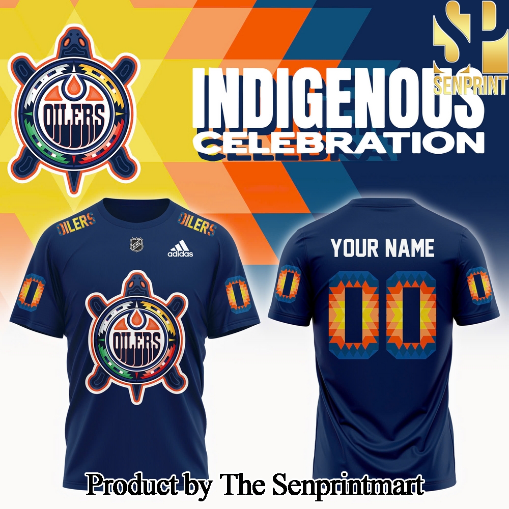 Edmonton Oilers Indigenous Celebration 2024 Tshirt SEN2956