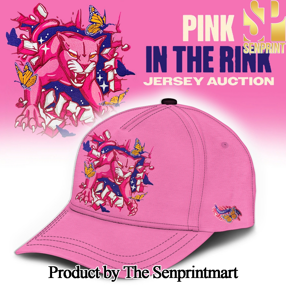 Florida Panthers Pink In The Rink Unisex All Over Printed Cap Pink Color SEN2998