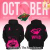 Minnesota Wild 2024 NHL Breast Cancer Awareness Month Classic Full Printing Polo SEN3010