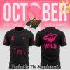 Minnesota Wild 2024 NHL Breast Cancer Awareness Month Classic Full Printing Polo SEN3010