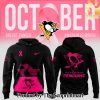 Pittsburgh Penguins 2024 NHL Breast Cancer Awareness Month Casual All Over Print Hoodie SEN3033