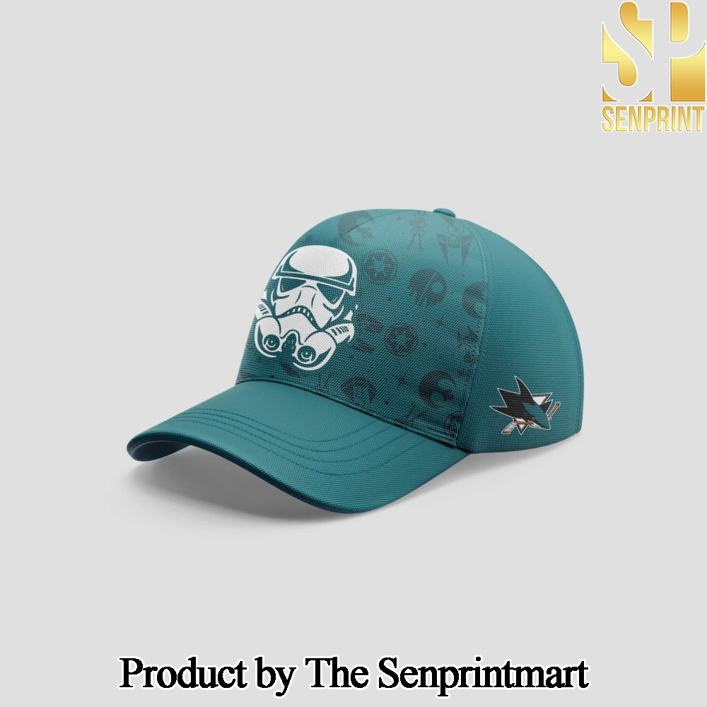 San Jose Sharks x Star Wars Night For Sport Fans 3D Cap SEN3047