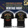 Seattle Kraken Inaugural Hispanic Heritage Night Combo Tshirt Jogger Cap SEN3057