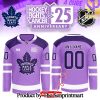 Toronto Maple Leafs x Hockey Fights Cancer Night For Fans All Over Printed Jersey SEN3093