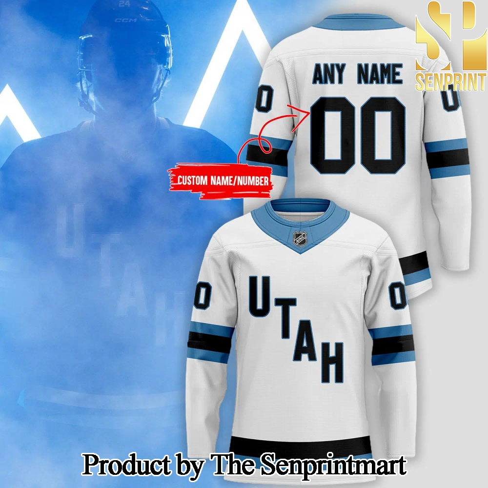 Utah Hockey Club For Sport Fans Full Printed Jersey SEN3120