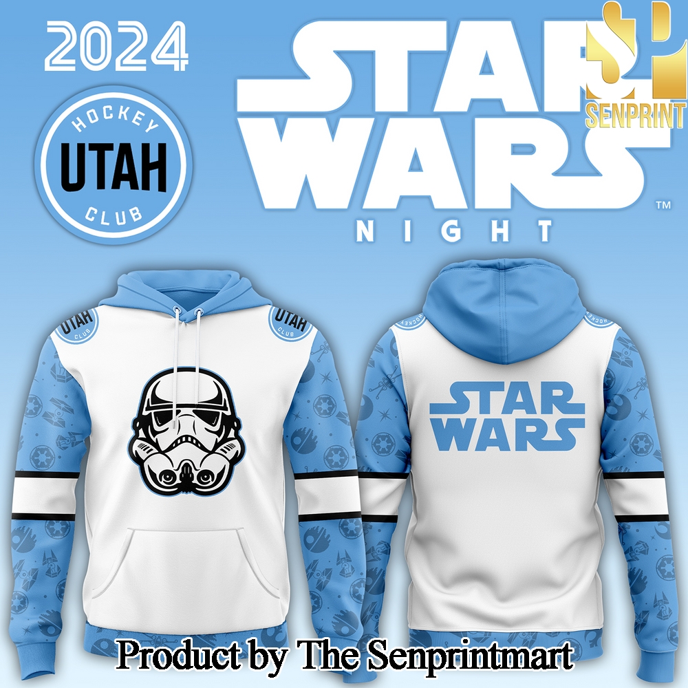 Utah Hockey Club x Star Wars Night 2024 Exclusive For Sport Fans Full Printed Hoodie SEN3131