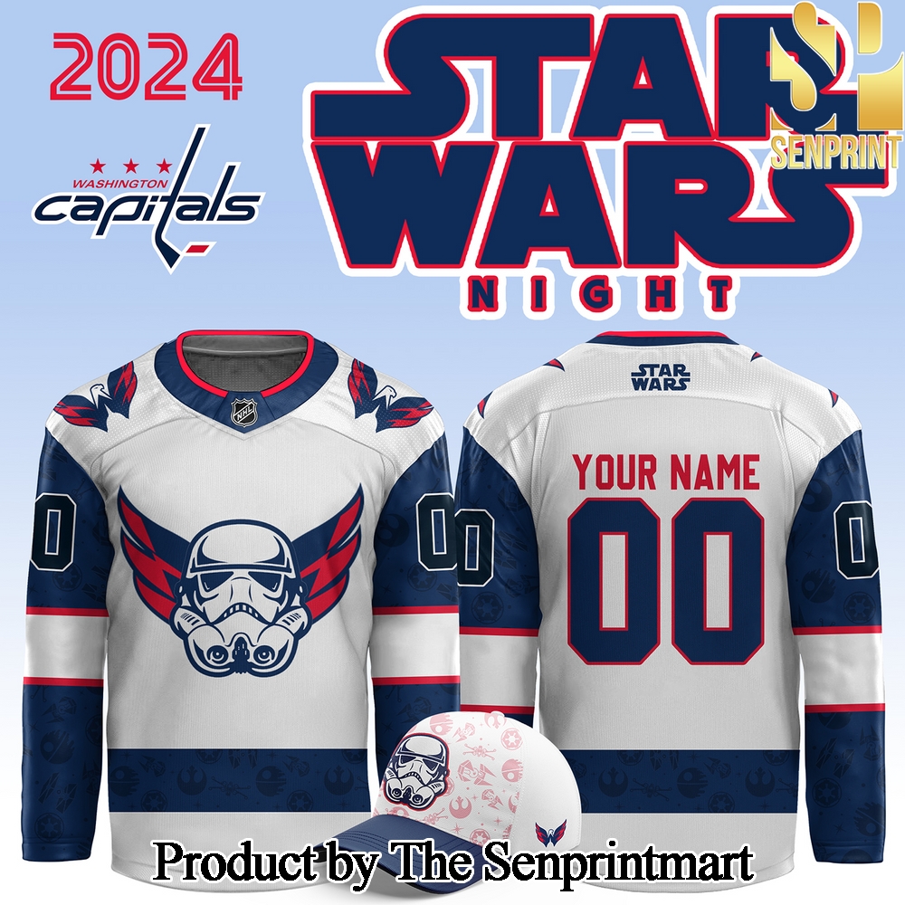 Washington Capitals x Star Wars Night For Sport Fans 3D Jersey SEN3156