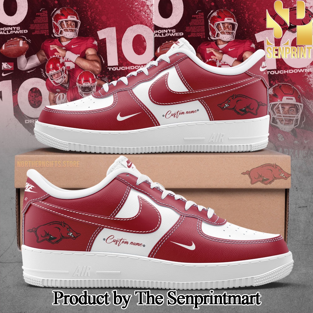 Arkansas Razorbacks Custom Name For Fans Shoes SEN2852