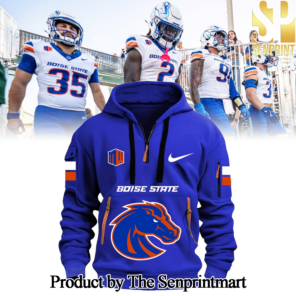 Boise State Broncos 2024 Football Team For Sport Fans 3D Blue Hoodie SEN2874