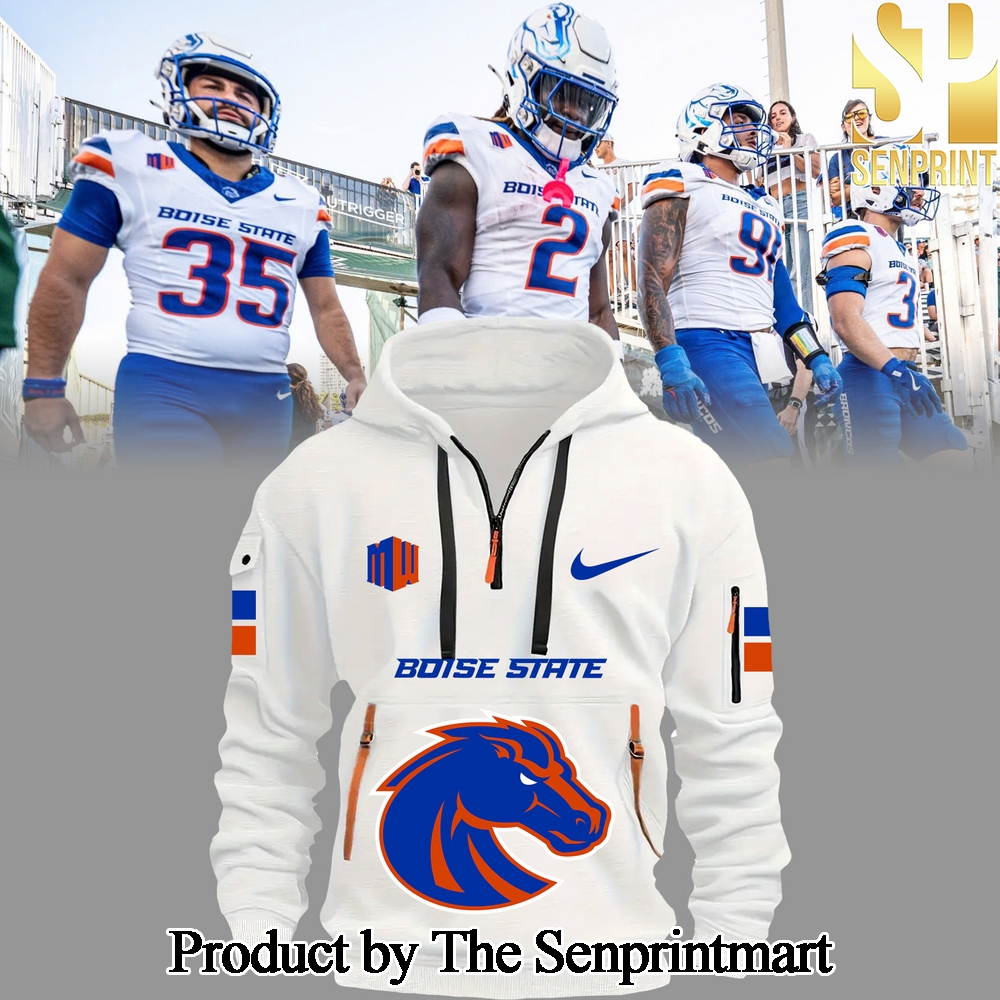 Boise State Broncos 2024 Football Team For Sport Fans 3D White Hoodie SEN2872