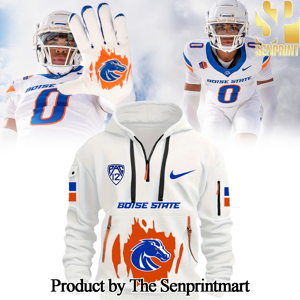 Boise State Broncos 2024 Football Team For Sport Fans 3D White Hoodie SEN2878