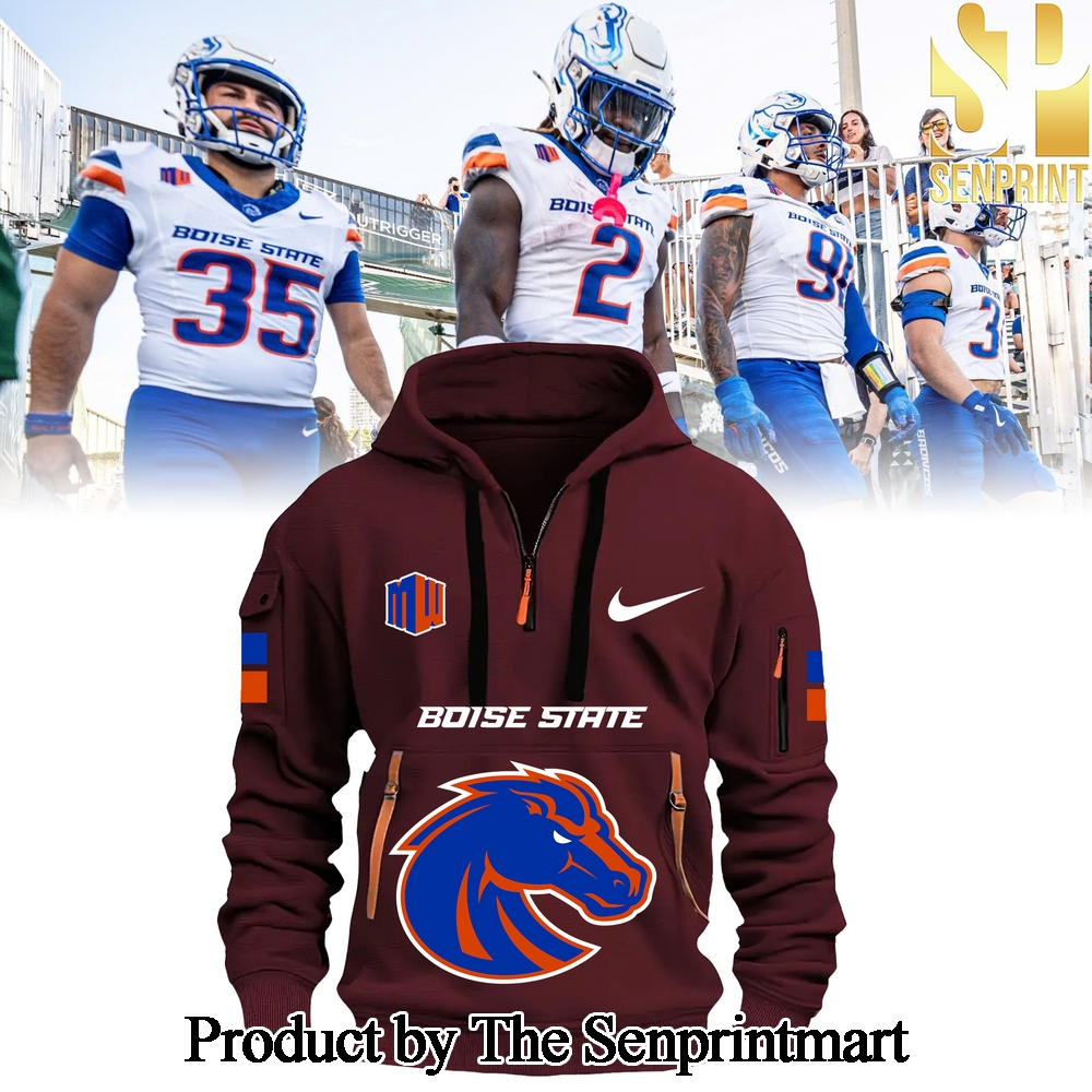 Boise State Broncos 2024 Football Team For Sport Fans 3D Wine Red Hoodie SEN2879