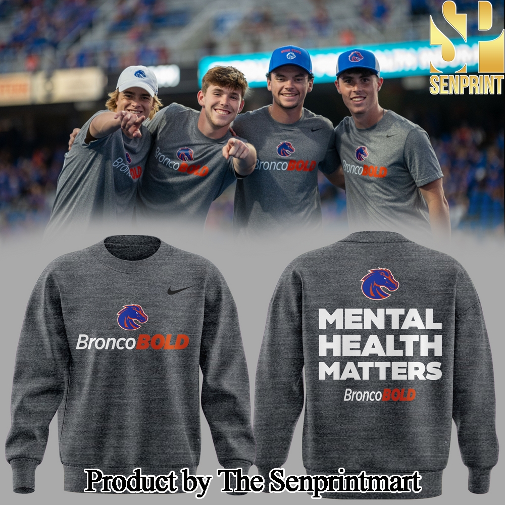 Boise State Broncos Football For Fans Full Printing Sweatshirt SEN2893