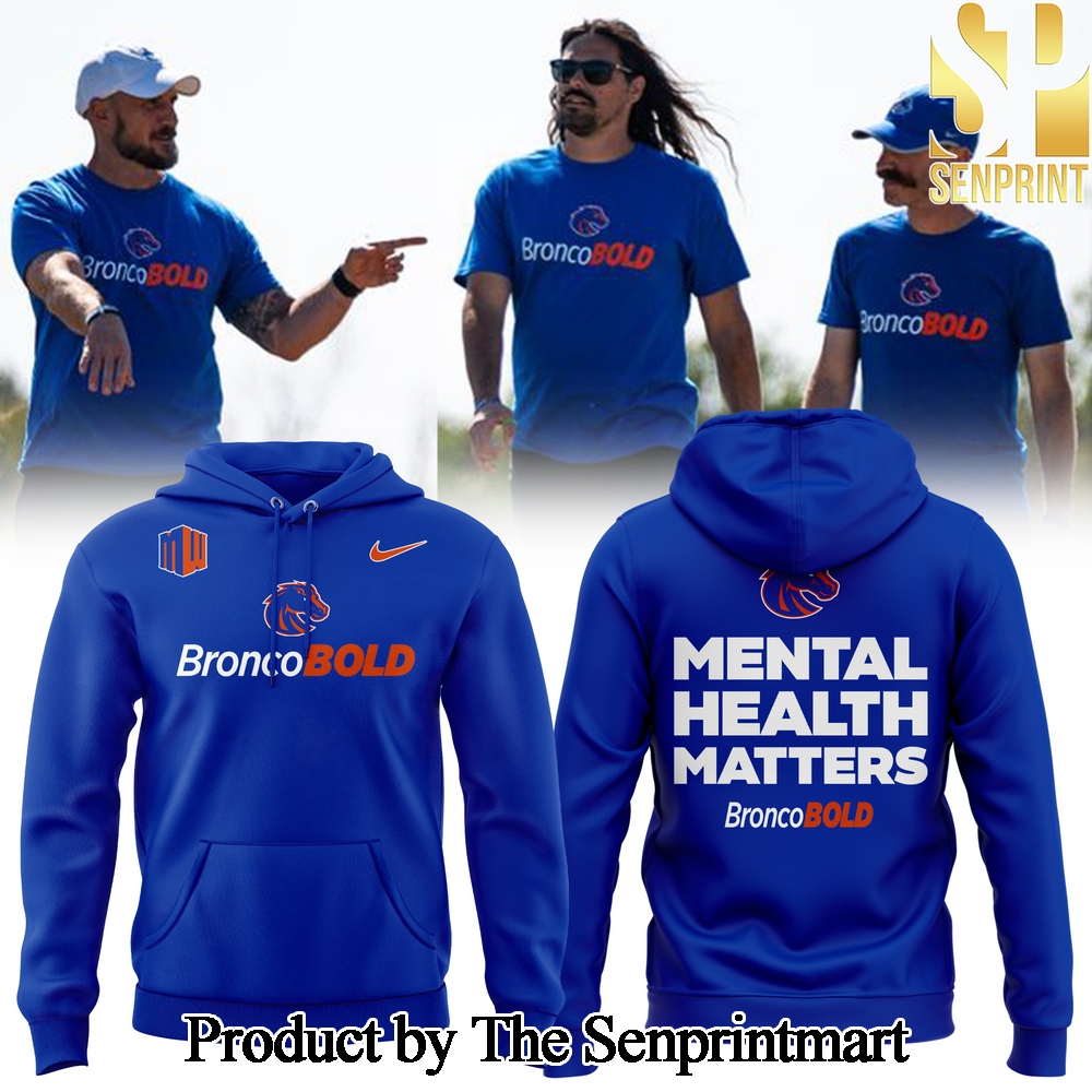 Boise State Broncos Mental Health Matters Hoodie for Boise State Broncos Fans SEN2890