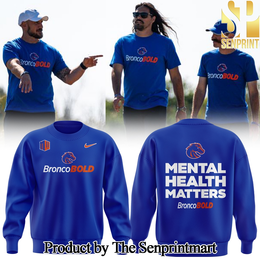 Boise State Broncos Mental Health Matters Sweatshirt for Boise State Broncos Fans SEN2889