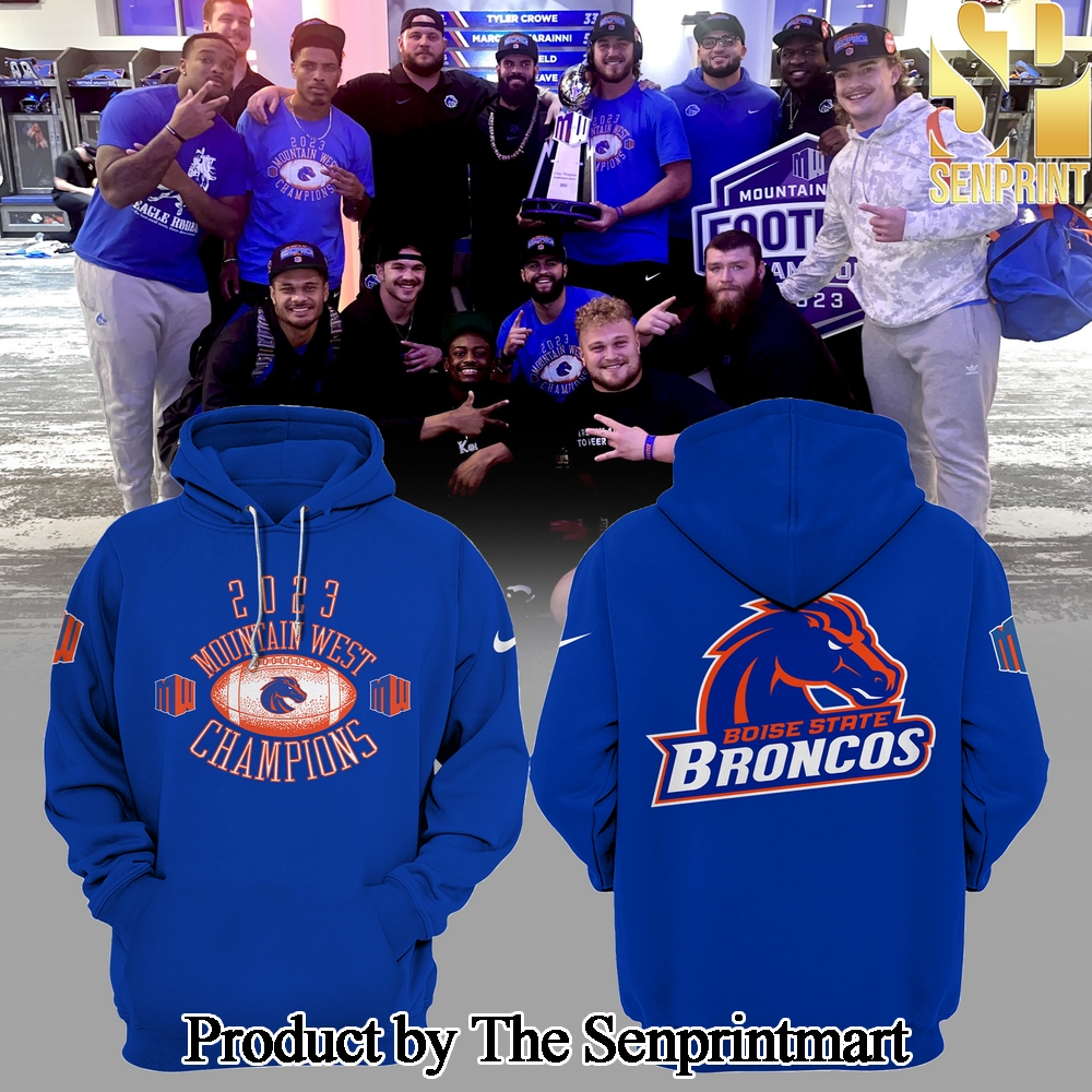 Boise State Broncos Mountain West Football Conference Champions Hoodie SEN2898