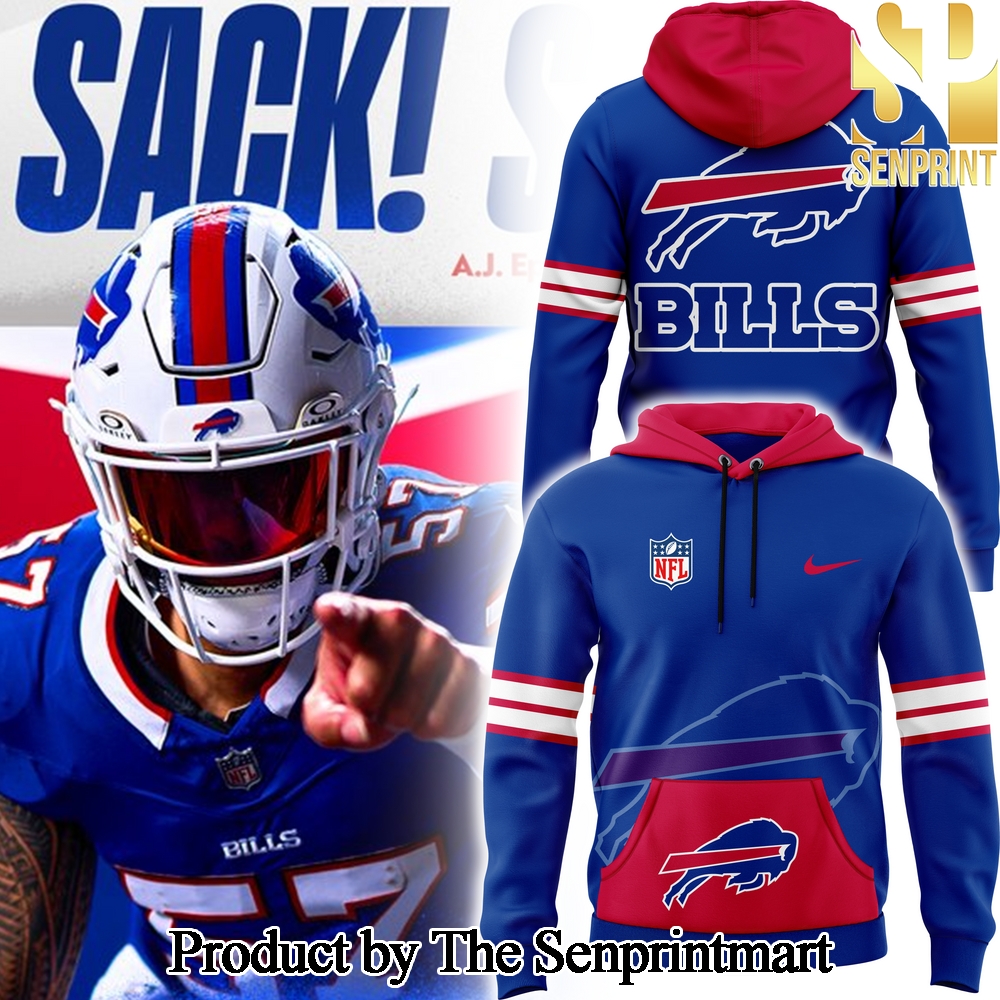 Buffalo Bills Alternate Helmet Pullover 2024 Hoodie SEN2933