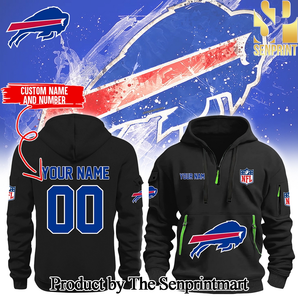 Buffalo Bills For Fans Full Printed Half Zip Hoodies SEN2908