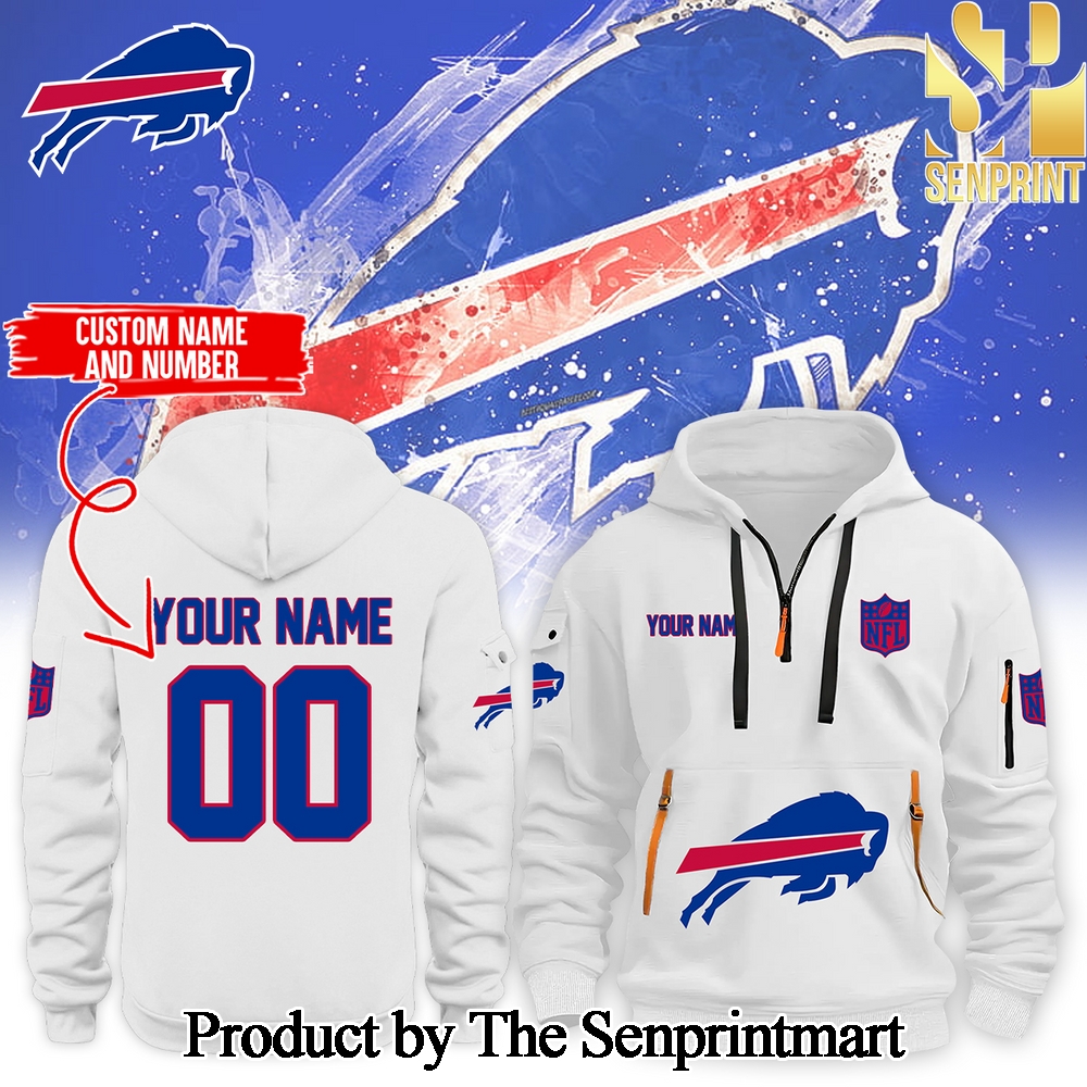 Buffalo Bills For Fans Full Printed Half Zip Hoodies SEN2912