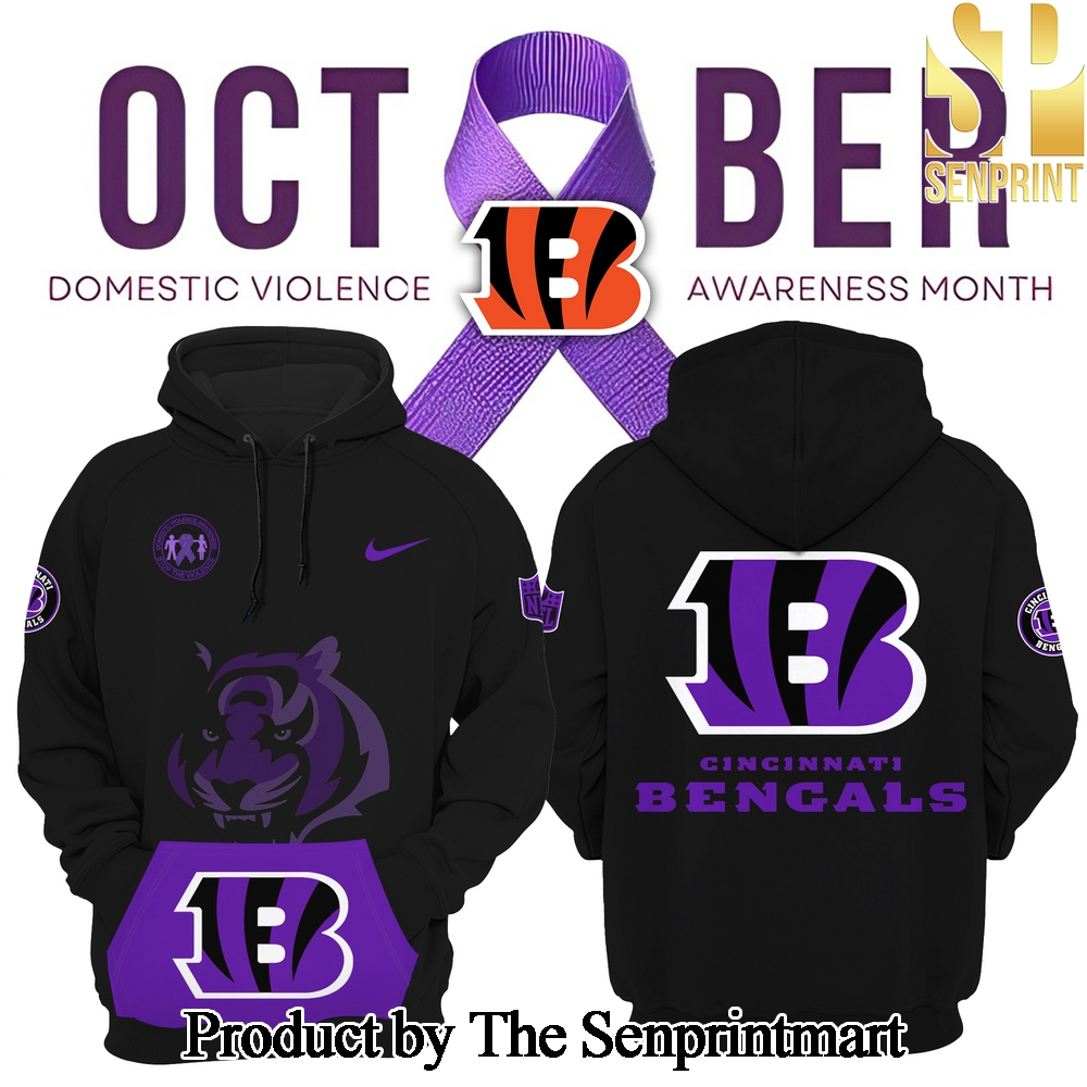 Cincinnati Bengals 2024 Domestic Violence Awareness Month Hoodie SEN2991