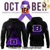 Cincinnati Bengals 2024 Domestic Violence Awareness Month Hoodie SEN2991