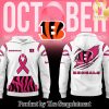 Cincinnati Bengals Breast Cancer Unisex All Over Printed Hoodie SEN2989