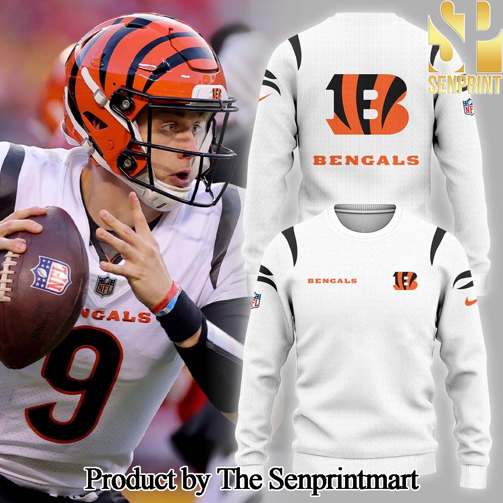 Cincinnati Bengals For Sport Fans 3D White Sweatshirt 2024 SEN2970