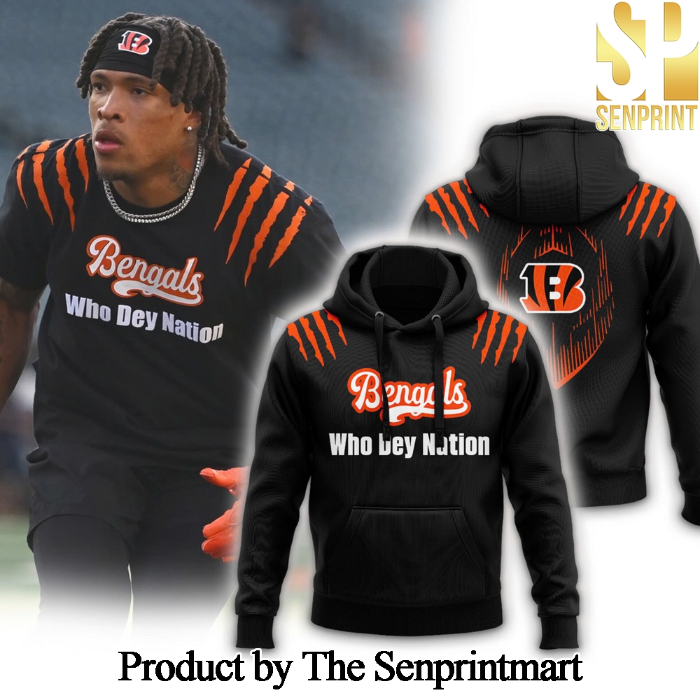 Cincinnati Bengals Hoodie Who Day Nation 2024 SEN2966