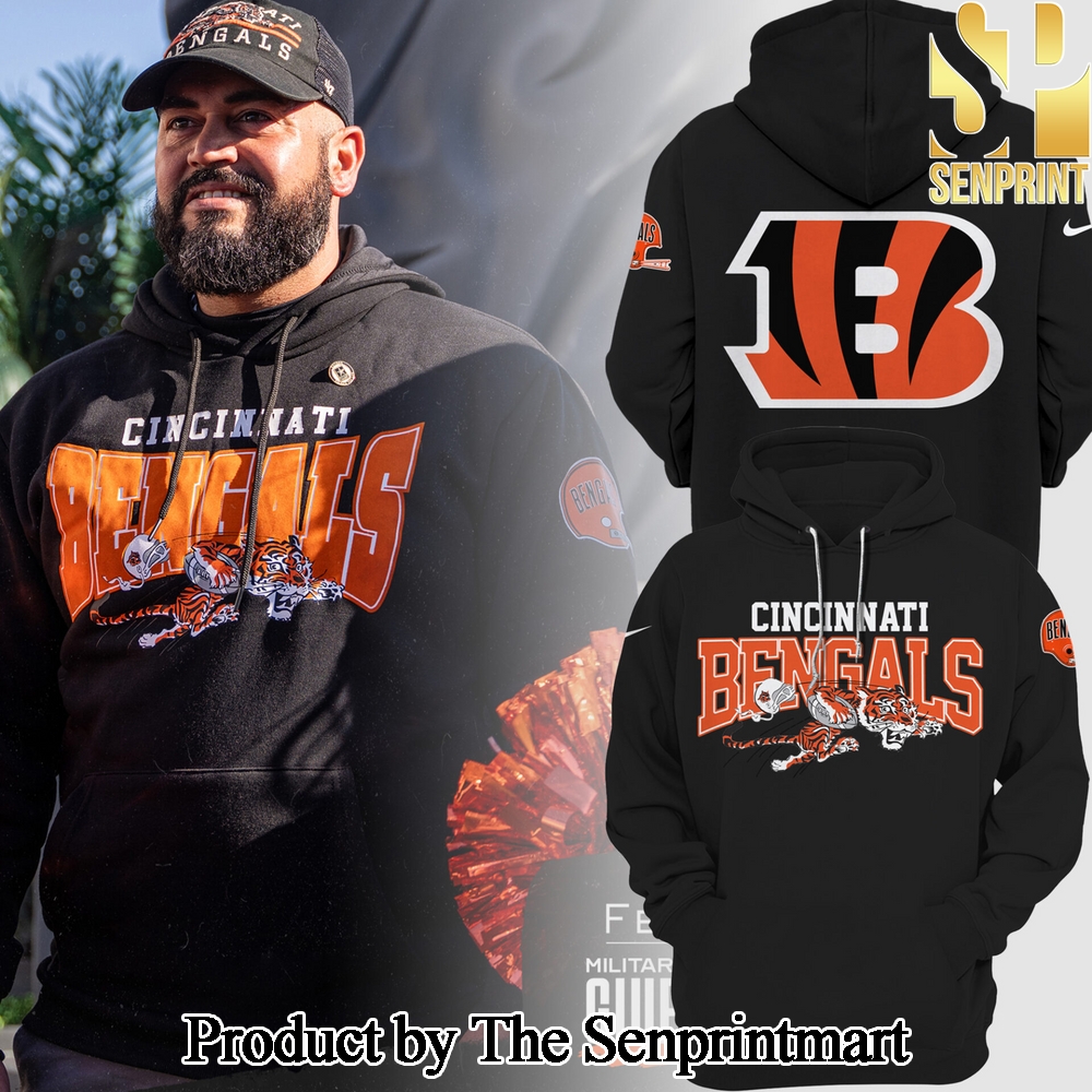 Cincinnati Bengals Unisex All Over Printed Hoodie SEN2954