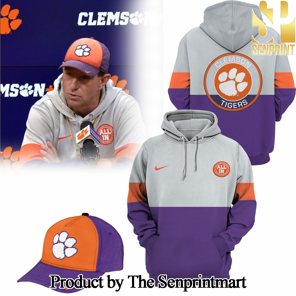 Clemson Tigers Football For Sport Fans All Over Printed Hoodie SEN3012