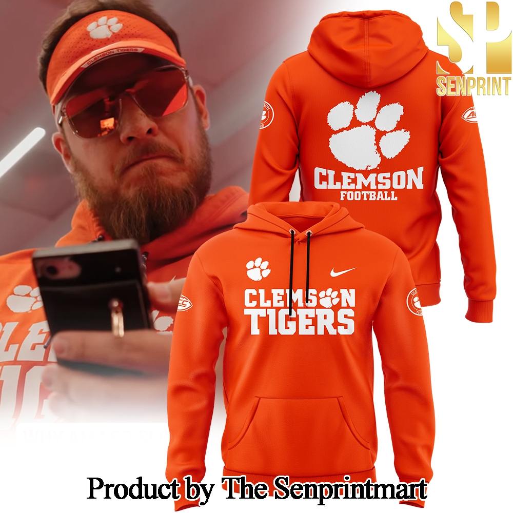 Clemson Tigers Football For Sport Fans All Over Printed Hoodie SEN3017