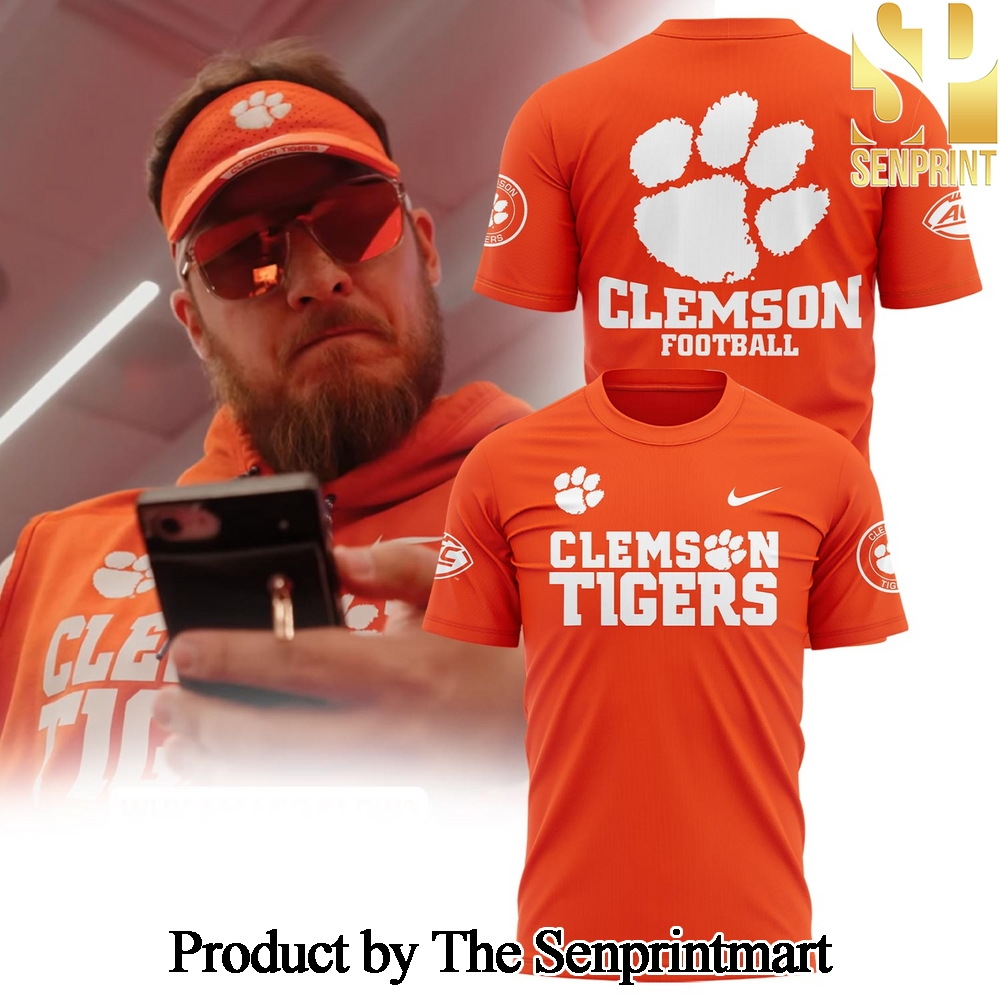 Clemson Tigers Football For Sport Fans All Over Printed Hoodie Tee Shirt SEN3014