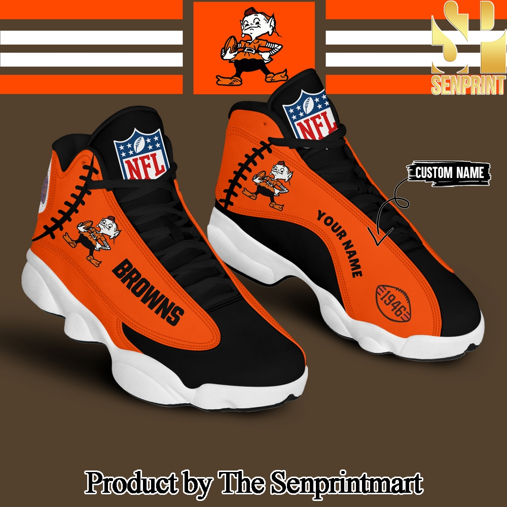 Cleveland Browns Air Jordan 13 SEN3087