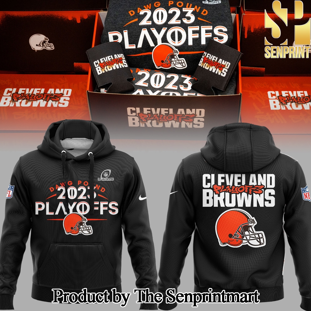 Cleveland Browns Dawg Pound Playoff For Sport Fans 3D Hoodie SEN3039