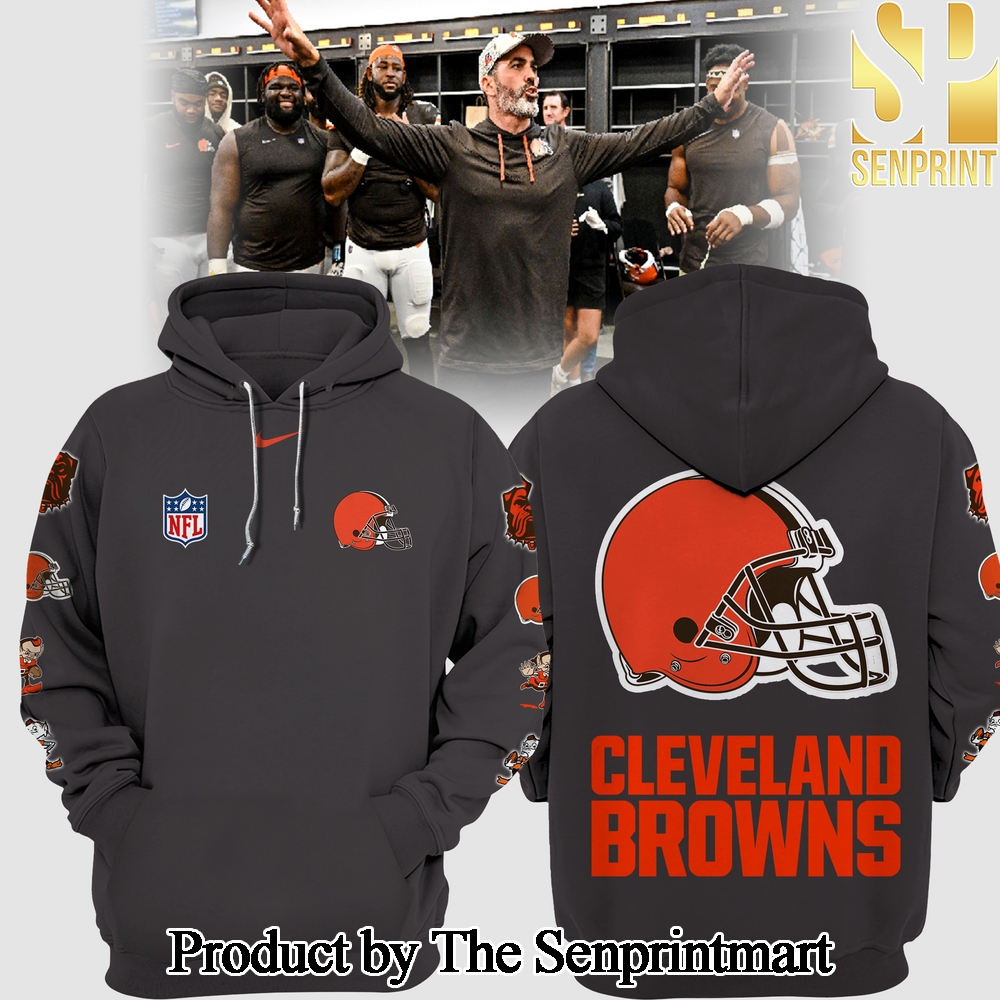 Cleveland Browns Football Coach Gift Ideas Full Printing Hoodie edition SEN3090