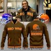 Cleveland Browns Wear Your White Bomber Jacket SEN3081