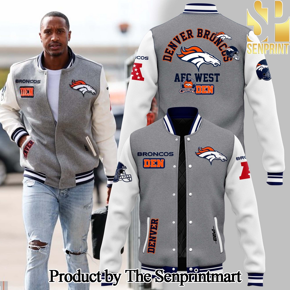 Denver Broncos 2024 ‘Broncos Country’ Letterman Exclusive Limited Bomber Jacket SEN3113