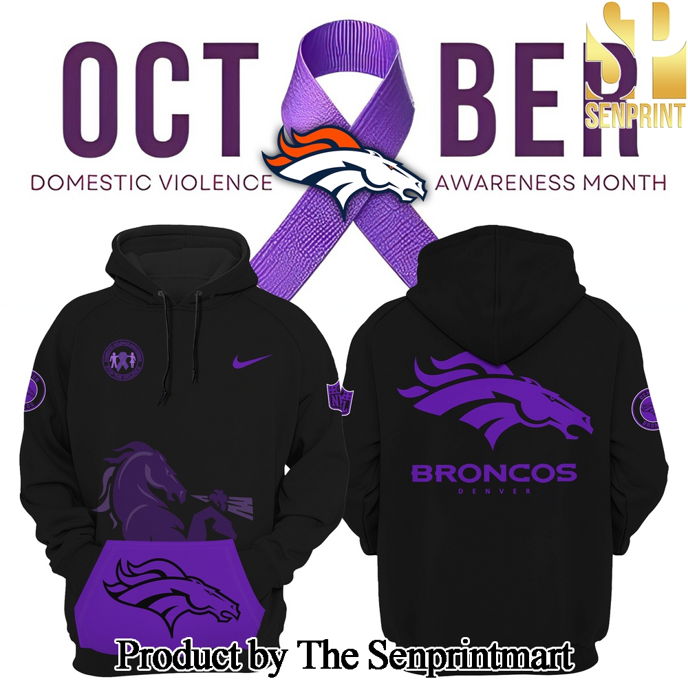 Denver Broncos 2024 Domestic Violence Awareness Month Hoodie SEN3117