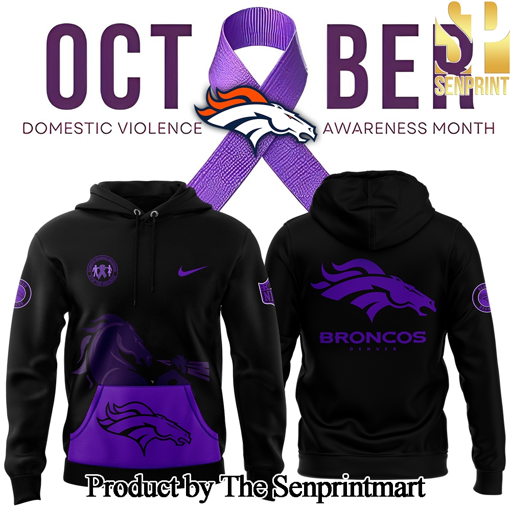 Denver Broncos 2024 Domestic Violence Awareness Month Hoodie SEN3118