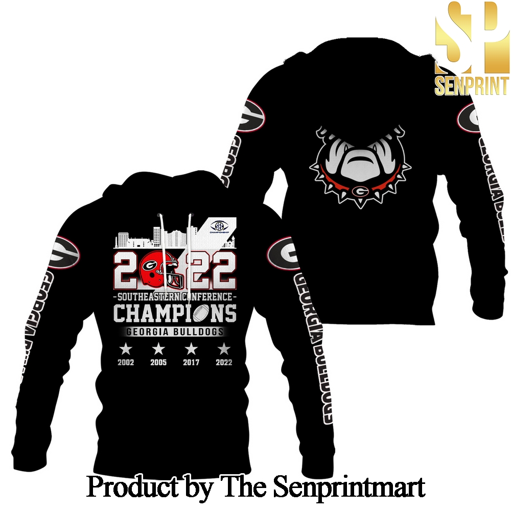 Georgia Bulldogs Champion Casual Full Printed Shirt SEN3189