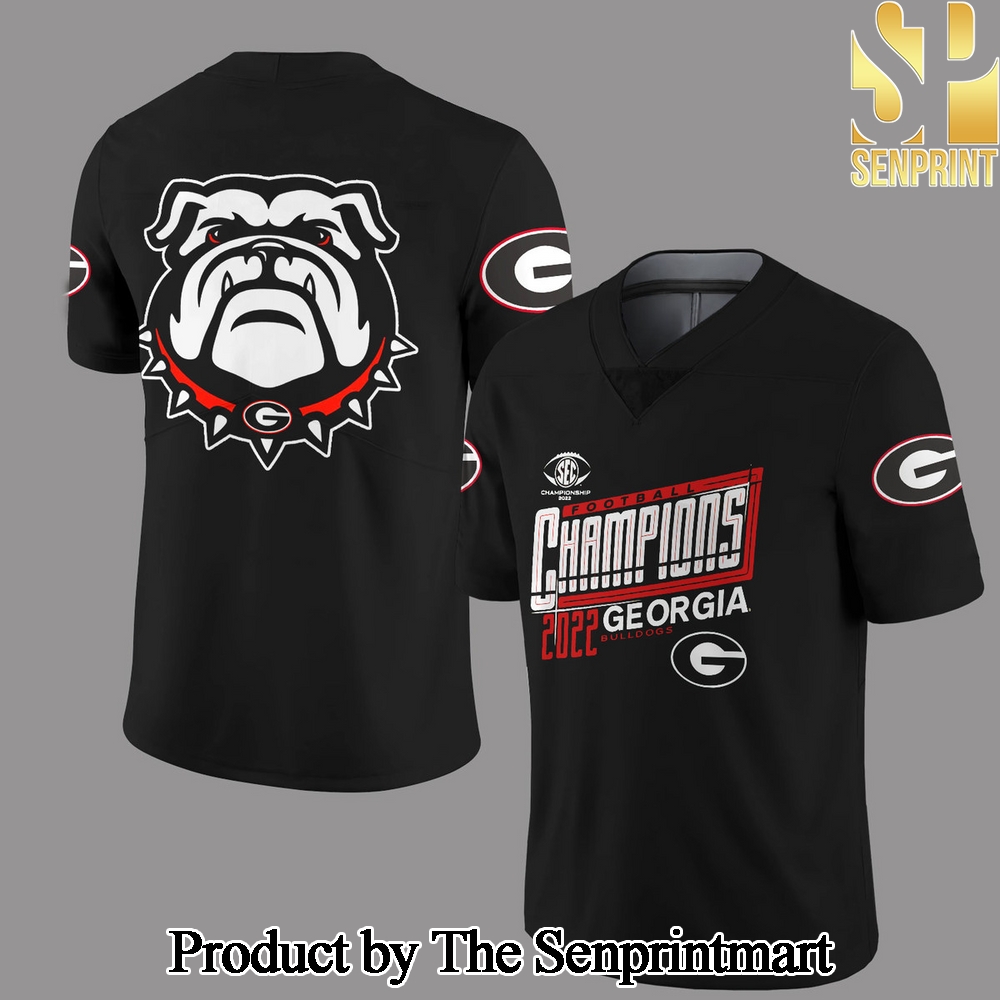 Georgia Bulldogs Champion Casual Full Printed Shirt SEN3191