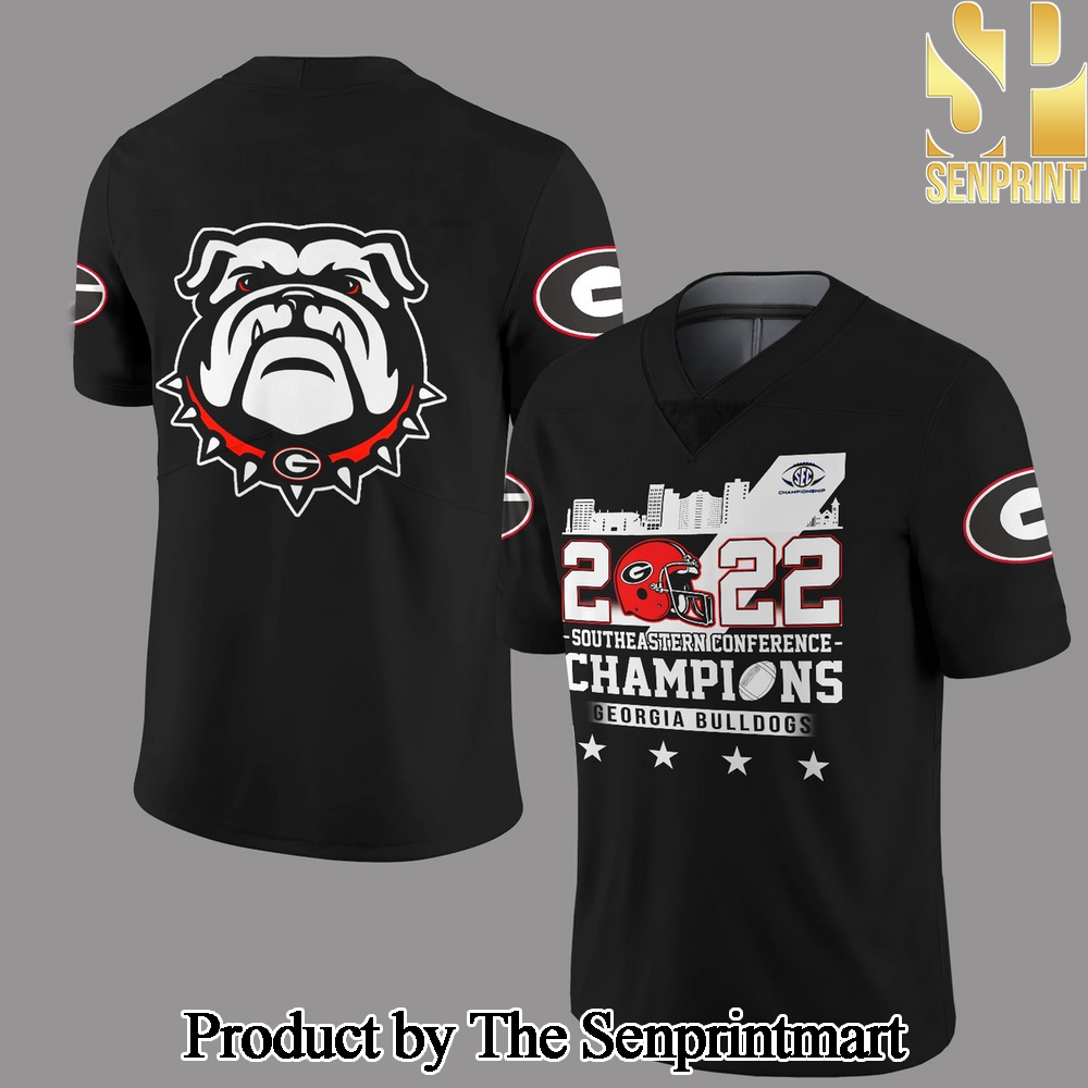 Georgia Bulldogs Champion Casual Full Printed Shirt SEN3205