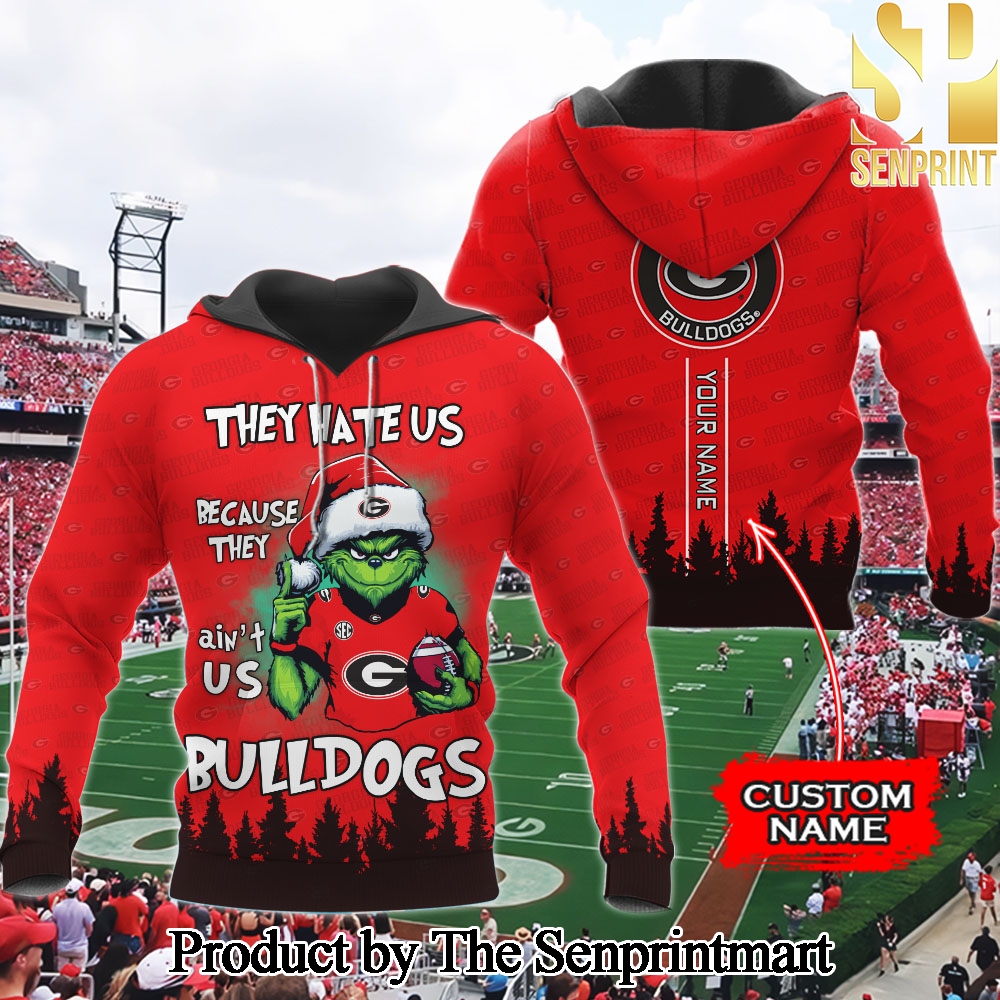 Georgia Bulldogs Custom Name 3D Shirt SEN3151