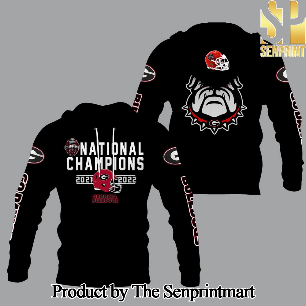 Georgia Bulldogs National Champions Pattern Full Printed Shirt SEN3152